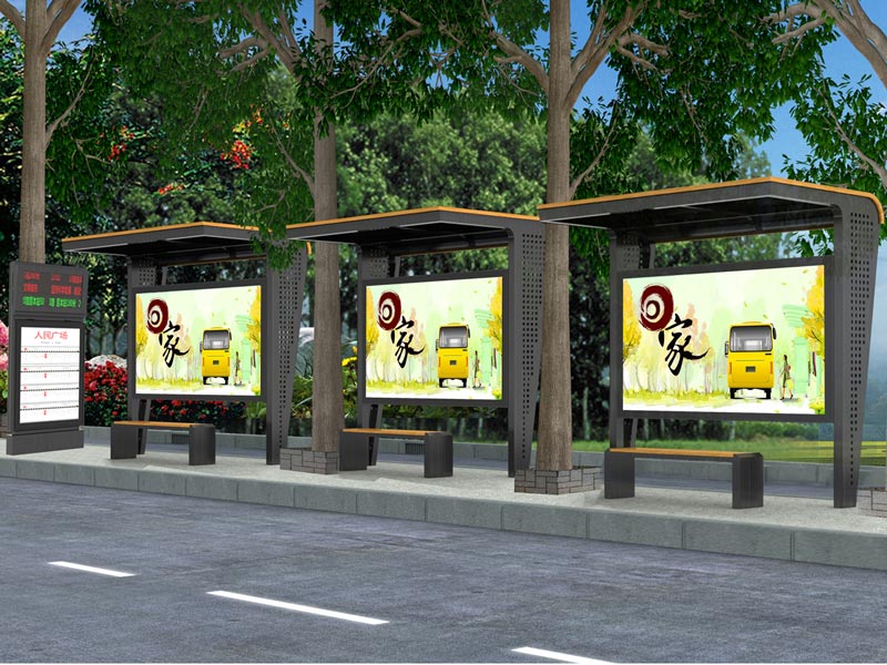 鄉鎮公交站臺候車亭