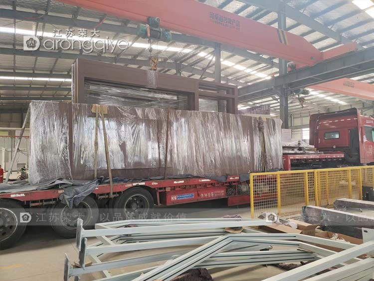 山東仿古公交站臺發(fā)貨配圖一